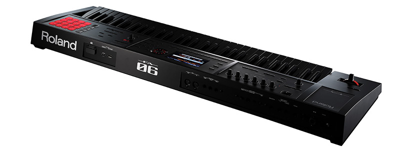 Roland】定番シンセサイザーのJUNO / FA にシックなブラック鍵盤モデル