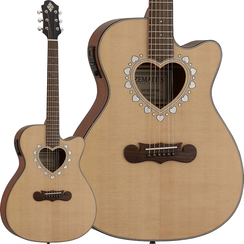 あ ZEMAITIS ZAG-100 ケース カポタスト付き ハート型 あ ZEMAITIS ZAG