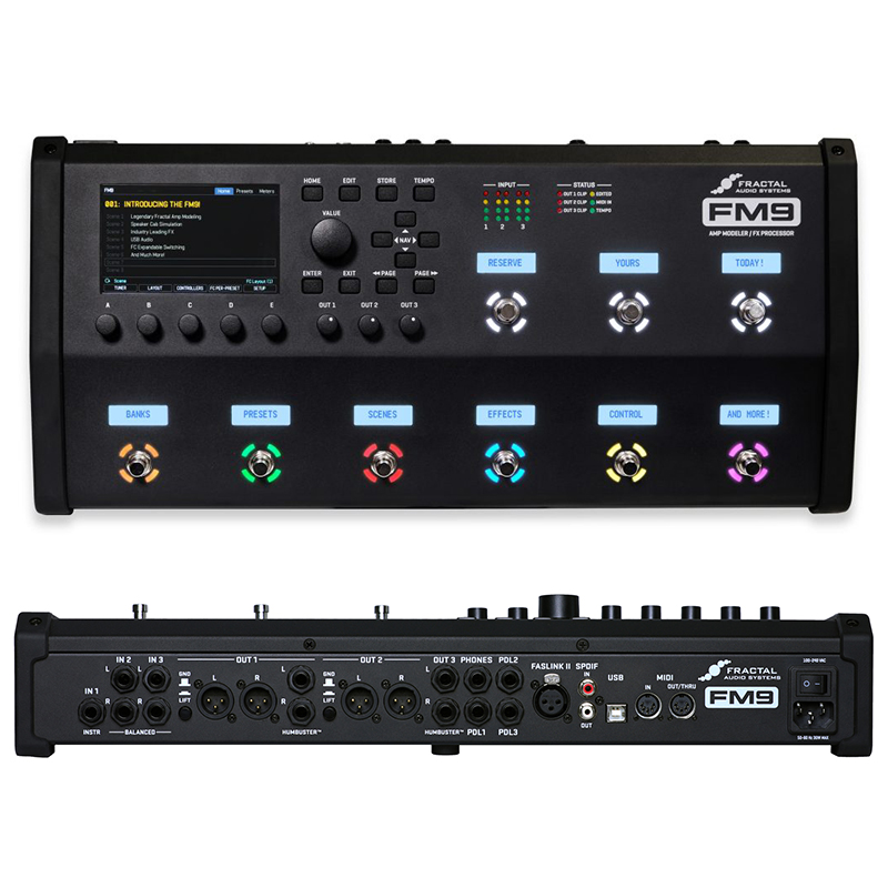 FRACTAL AUDIO SYSTEMS】ストンプスタイルのフラッグシップモデル、FM9