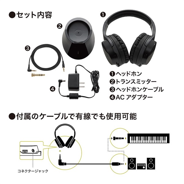 audio-technica ATH-EP1000IR(赤外線ワイヤレスヘッドホン) ｜イケベ