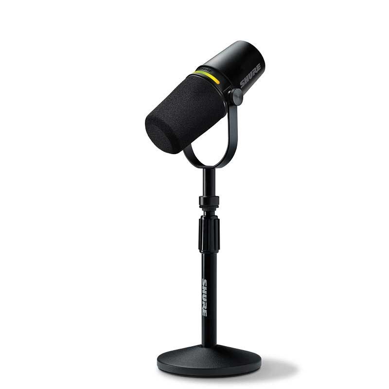 SHURE MV7+ ポッドキャストキット(ブラック，スタンド付き)(MV7+-K