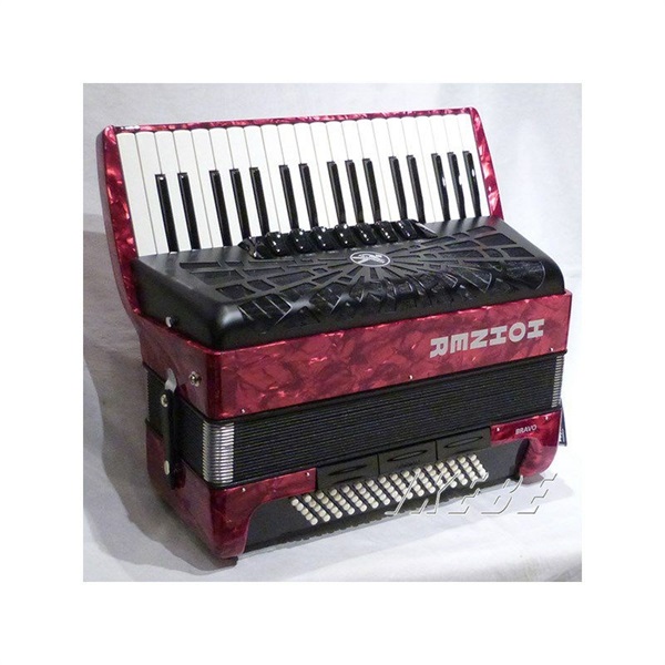 Hohner (アコーディオン専門店・出荷前検品発送)Bravo III 80 RED