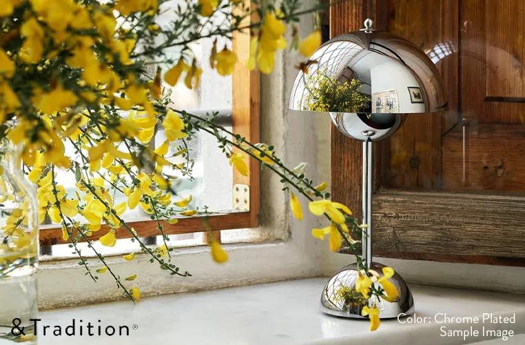 フラワーポット ポータブルランプ VP9 （コバルトブルー