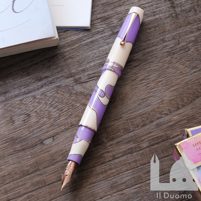 レオナルド モーメントゼロ ヌヴォラ ライラック 万年筆 (14Kニブ