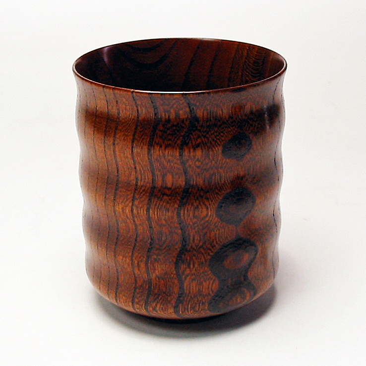大きな湯呑み 欅 木製 漆塗り FC11-2 漆器の井助