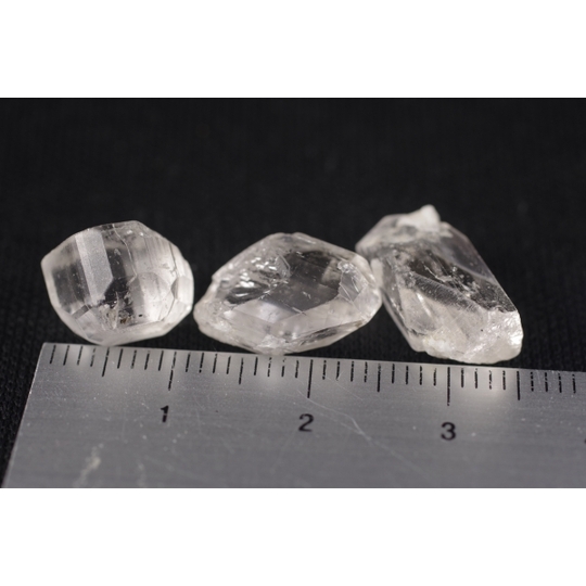 トパーズ結晶 3個セット 天然石販売 名取貴石 天然石原石鉱物結晶