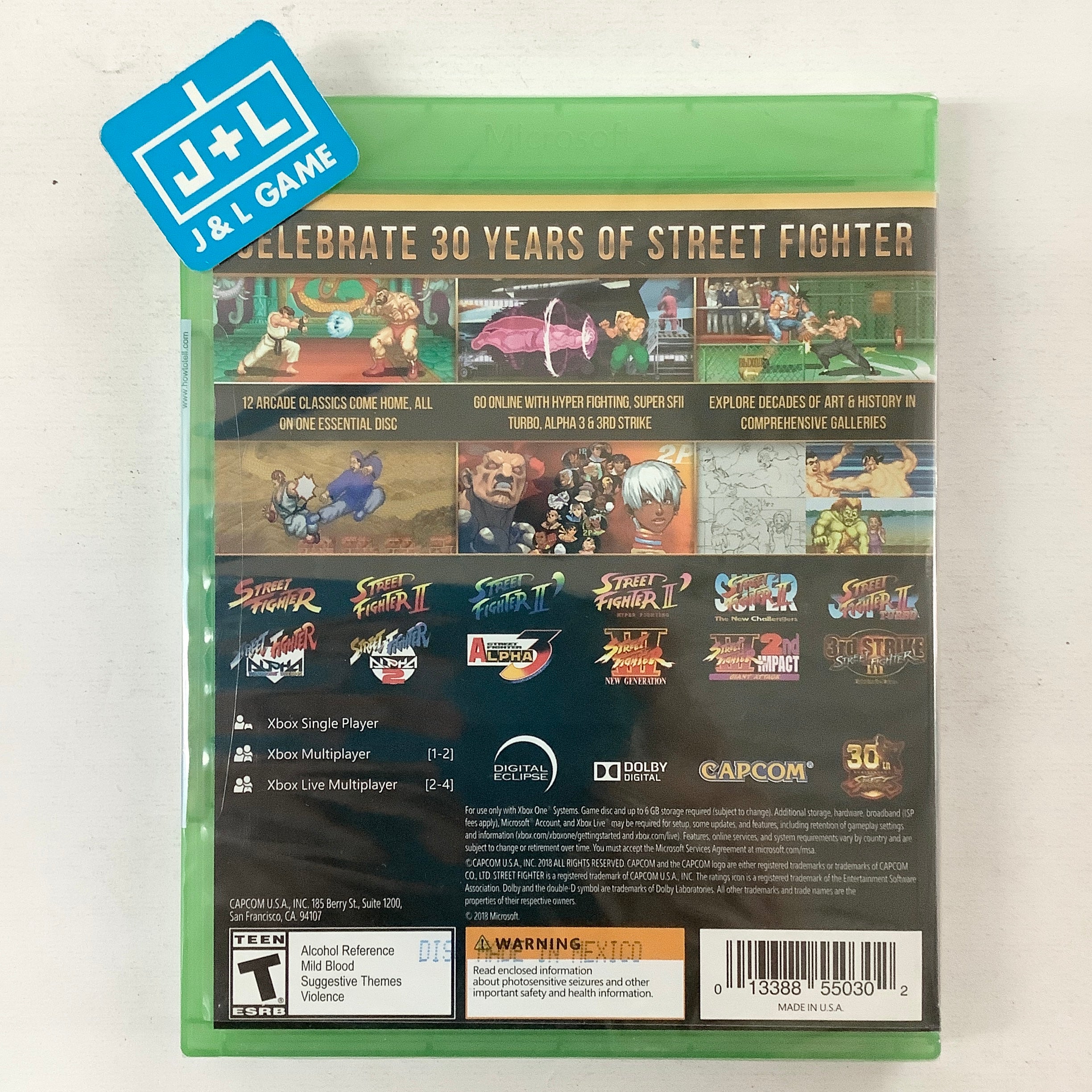 Street Fighter 30th Anniversary Collection - (XB1) Xbox One | J&L Game