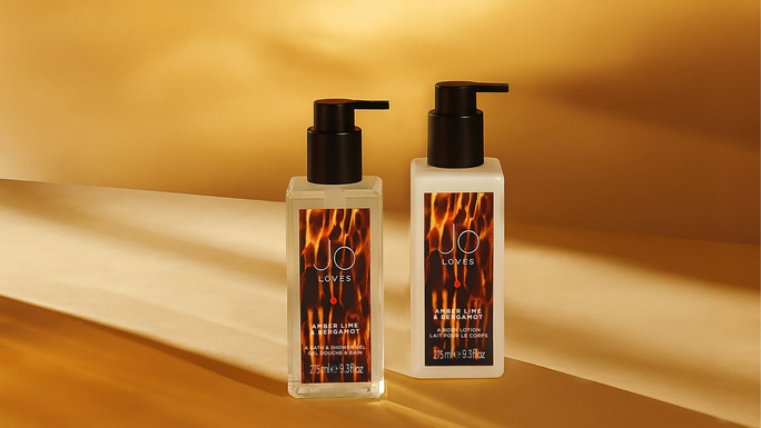 Jo Loves | Pink Vetiver A Hand Sanitiser & Lotion Duo | 2x25ml