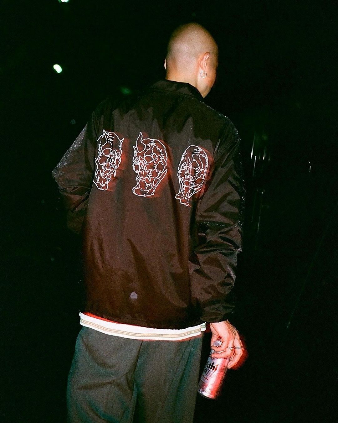 WACKO MARIA/56 TATTOO STUDIO / COACH JACKET（BLACK）［コーチJKT-24