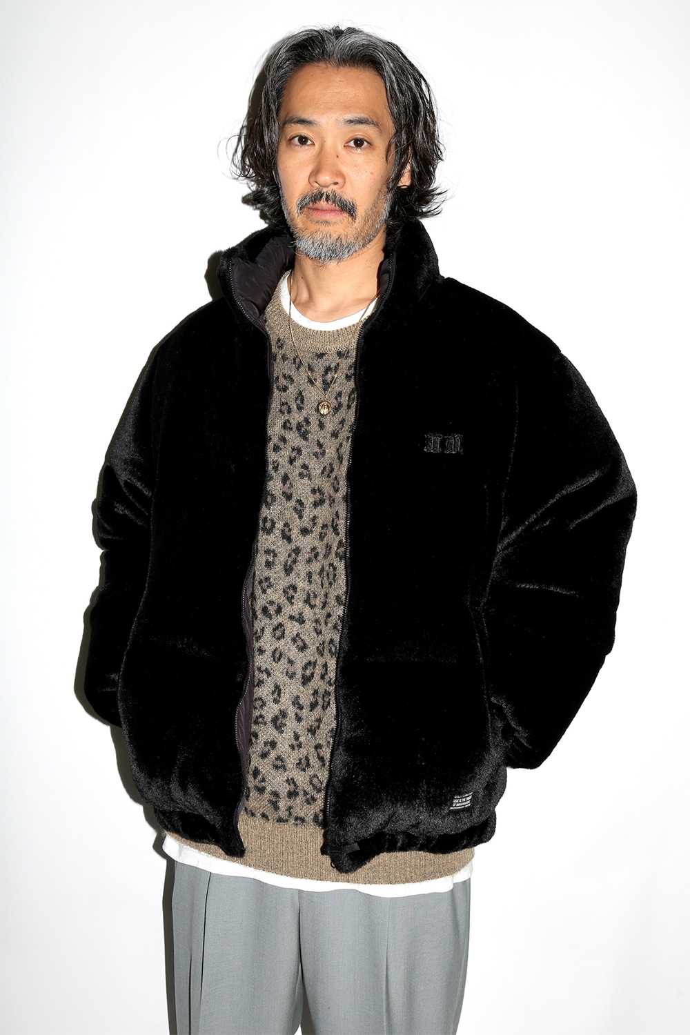 WACKO MARIA/NANGA / FUR DOWN JACKET（BLACK）［ファーダウンJKT-24