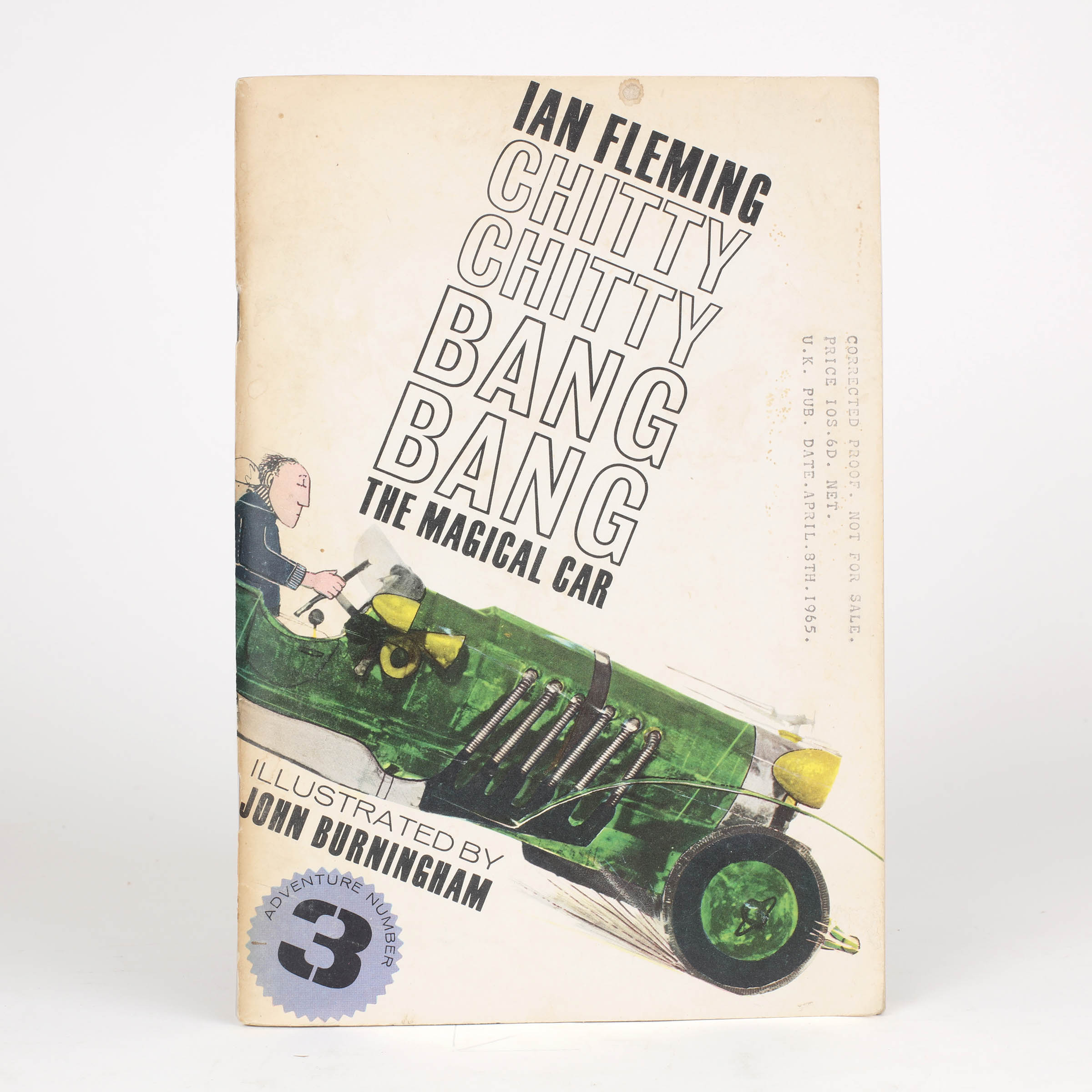 Chitty Chitty Bang Bang by FLEMING, Ian - Jonkers Rare Books