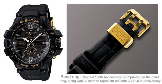 G-Shock: 30th Anniversary Gravity Defier GW-A1030A-1A Watch Series