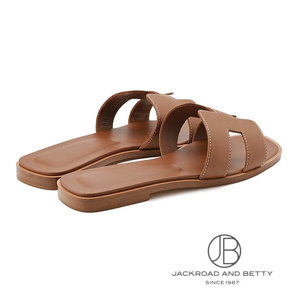 サンダル オラン ゴールド 茶 36.5[H021056Z] Sandals Oran Gold Brown