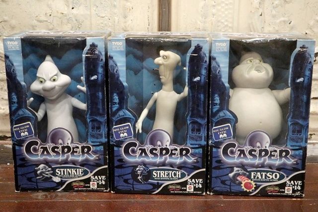 ct-190501-37 Casper / Stinkie,Stretch,Fatso 1995 Action Toys Set