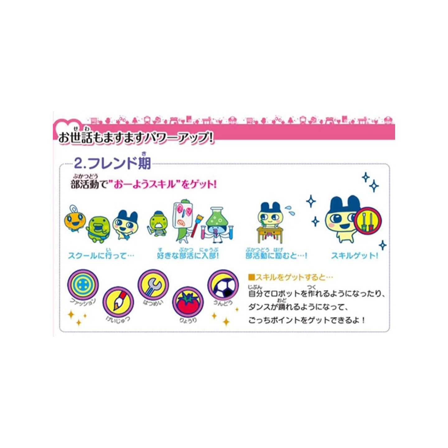 BANDAI Tamagotchi 4U Blue Version