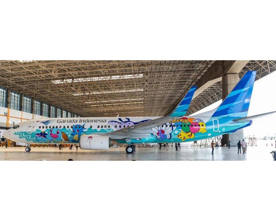 www.JetCollector.com: Garuda B737-800 Pokemon PK-GMU 1:200 Scale