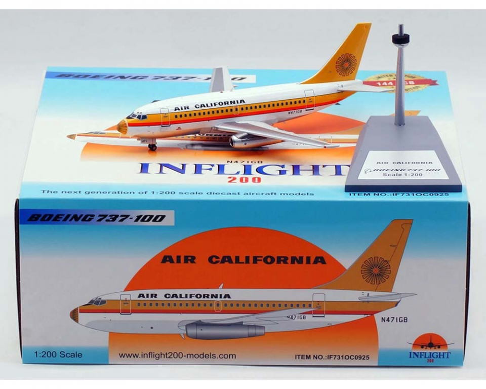 www.JetCollector.com: Air California B737-159 w/stand N471GB 1:200
