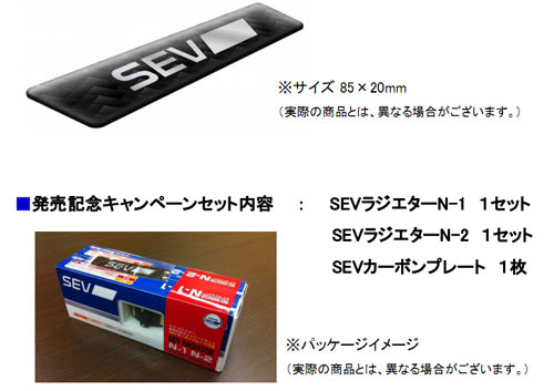 SEV第三世代ラジエターホースにまきつけて自動車の性能を上げる製品。