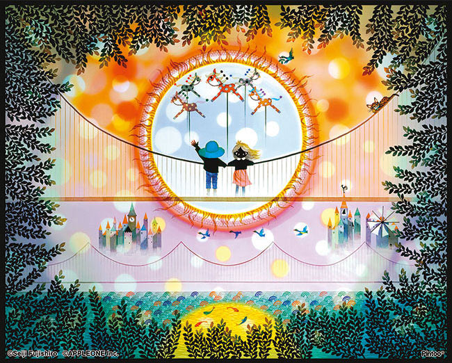 APP-5080-303 藤城清治 日輪（にちりん） 80ピース アップルワン の