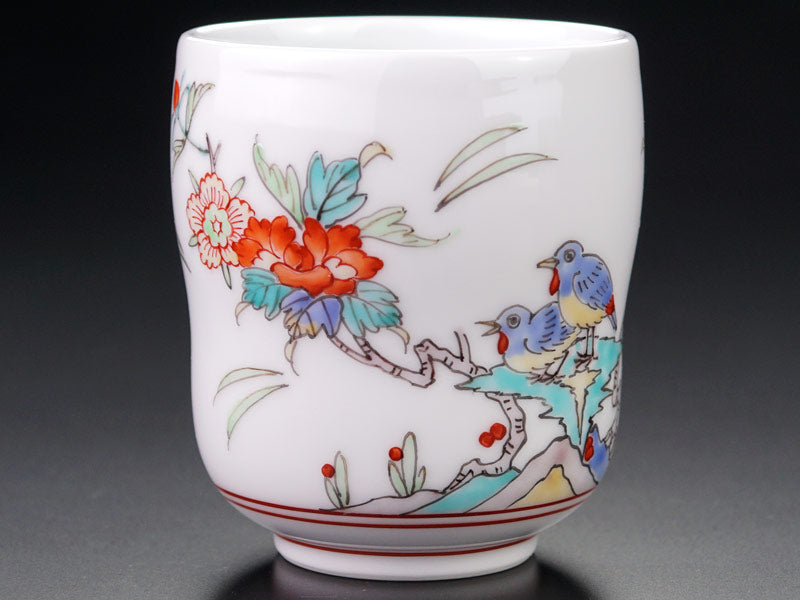 有田焼】湯呑み 色絵花鳥図 - JTOPIA