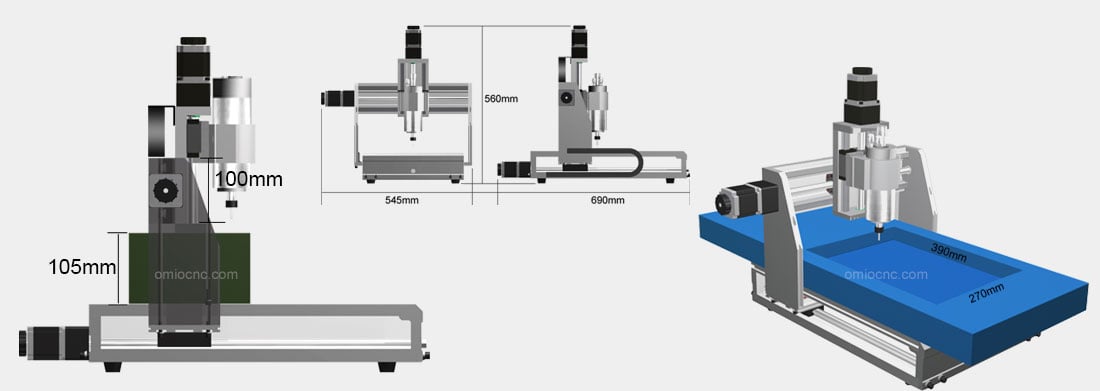 X4-800EPL - OMIO CNC Router -omiocnc.com