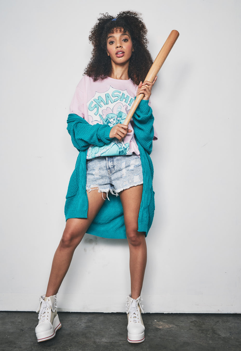 AUBREY SMASH! T-Shirt – OMOCAT