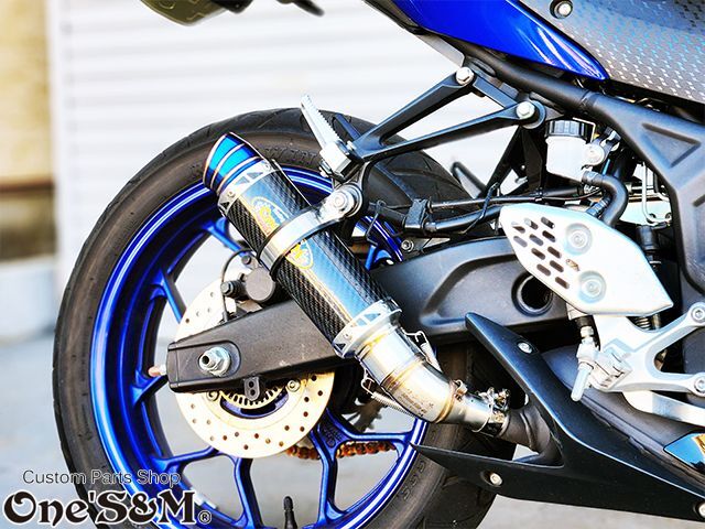 ☆YZF R25 MT25用 ワンズ管 リアルカーボンVer スリップオン