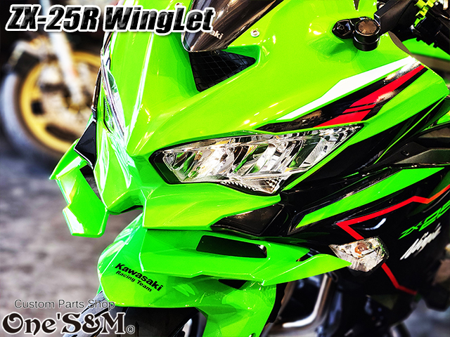 ZX-25R Ninja ディフューザー ウイングレット フロント カナード