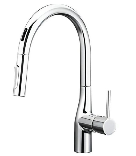 KM6071EC【KVK】センサー付グースネックシングルレバー式混合栓（e