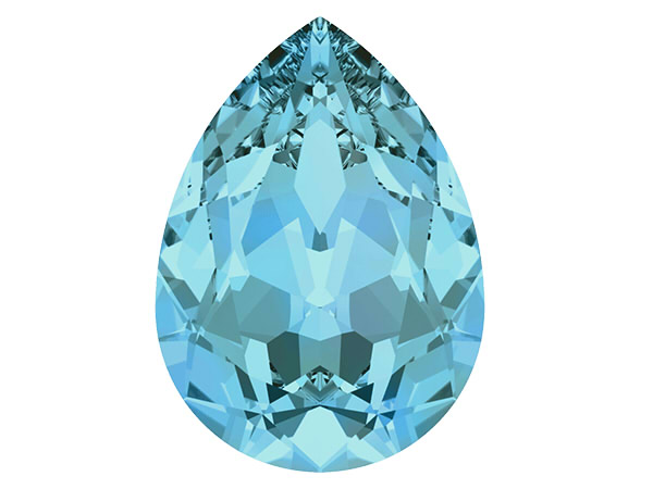 スワロフスキー 4320 MM4,0X2,9 アクアマリン10粒/プロに支持される最