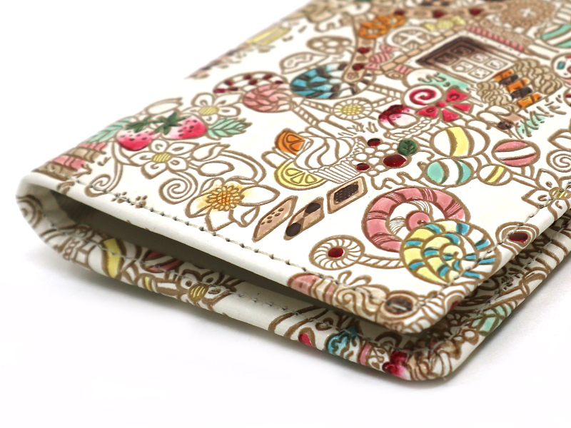 予約限定】お菓子の家 両面文庫革のパスカードホルダー［t］