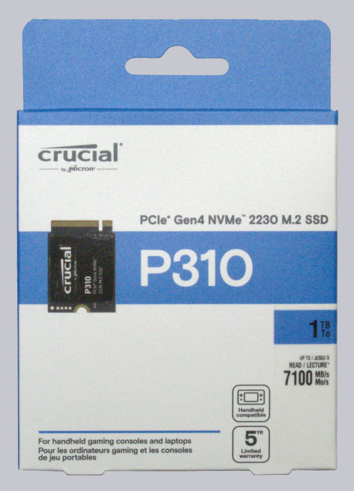 Crucial P310 1TB PCIe M.2 2230 SSD Review