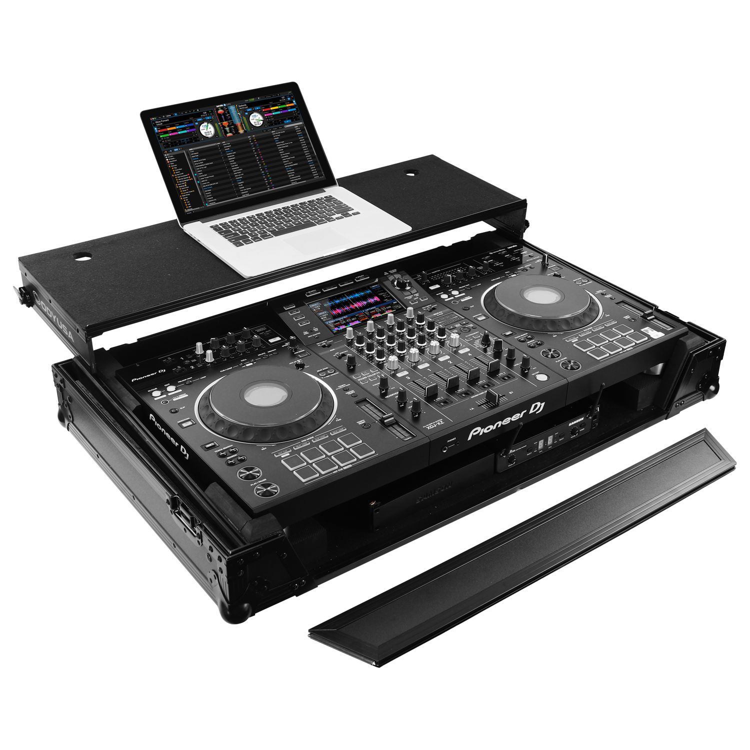 Pioneer XDJ-XZ Black Label Glide Style Case With Wheels and 1U