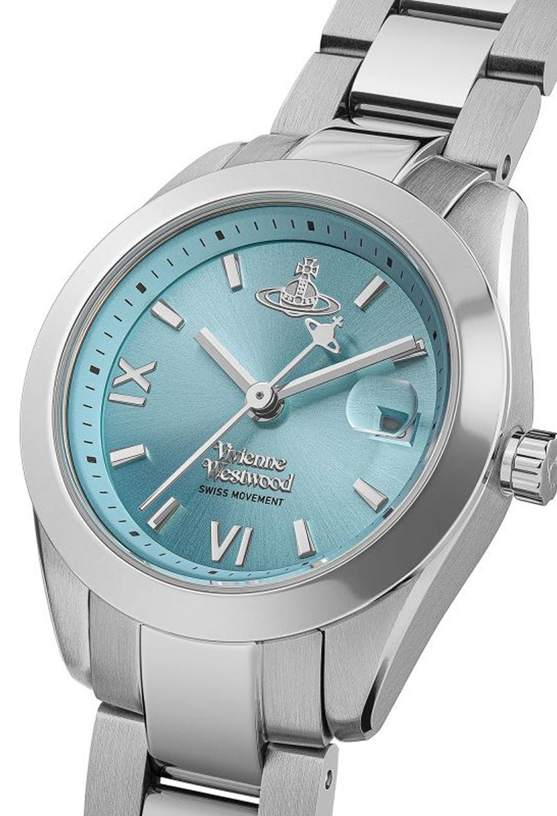 Vivienne Westwood Ladies Fenchurch Teal Dial Bracelet Watch VV292TQSL