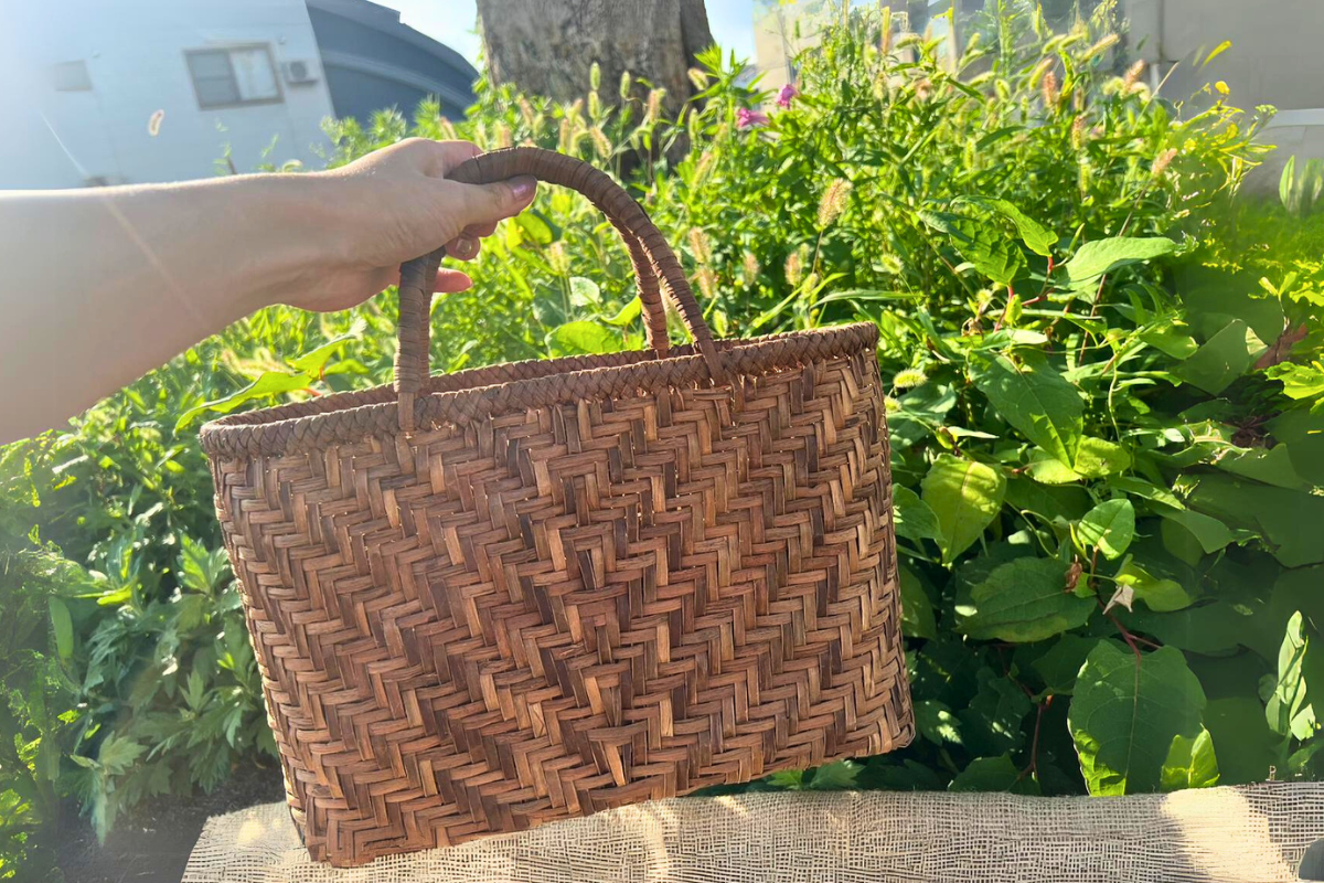ぶどう×くるみ かごバッグ】伝統工芸品つる細工 - おぐにもん – 山形