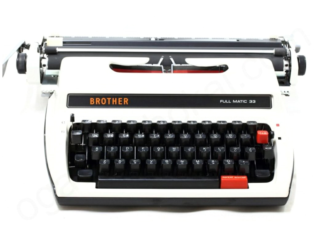 brother FULLMATIC 33 未使用品タイプライター｜タイプライター専門店