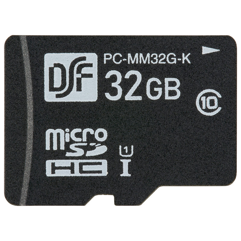 マイクロSDメモリーカード 32GB 高速データ転送 [品番]01-0756｜株式