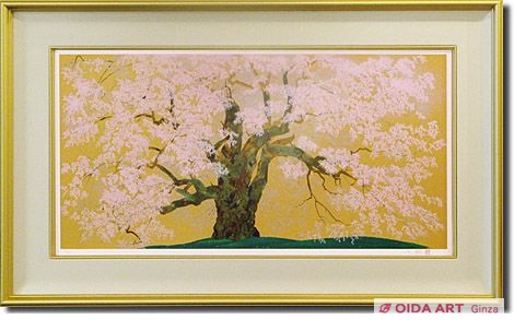中島千波 醍醐桜（3） | 絵画など美術品の販売と買取 | 東京・銀座