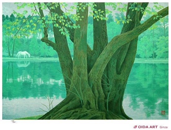 東山魁夷 若葉の季節(新復刻画) | 絵画など美術品の販売と買取 | 東京