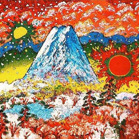 絹谷幸二 日月松桜富嶽 | 絵画など美術品の販売と買取 | 東京・銀座