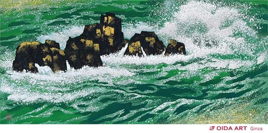 東山魁夷 満ち来る潮 | 絵画など美術品の販売と買取 | 東京・銀座 おい