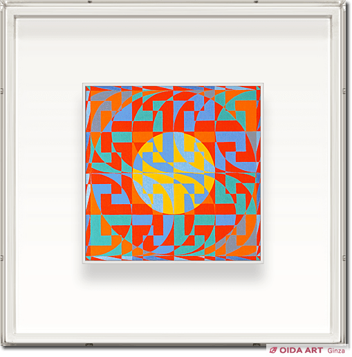 オノサトトシノブ 巴の円 | 絵画など美術品の販売と買取 | 東京・銀座