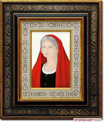 栗原喜依子 少女 | 絵画など美術品の販売と買取 | 東京・銀座 おいだ美術