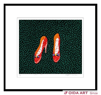 草間彌生(草間弥生) 靴(#78) | 絵画など美術品の販売と買取 | 東京