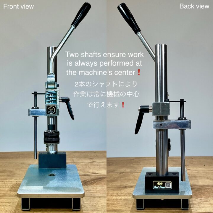 マルチハンドプレス【PRO】付属品: 抜き型用板1枚/ 治具2個/ ゴム板