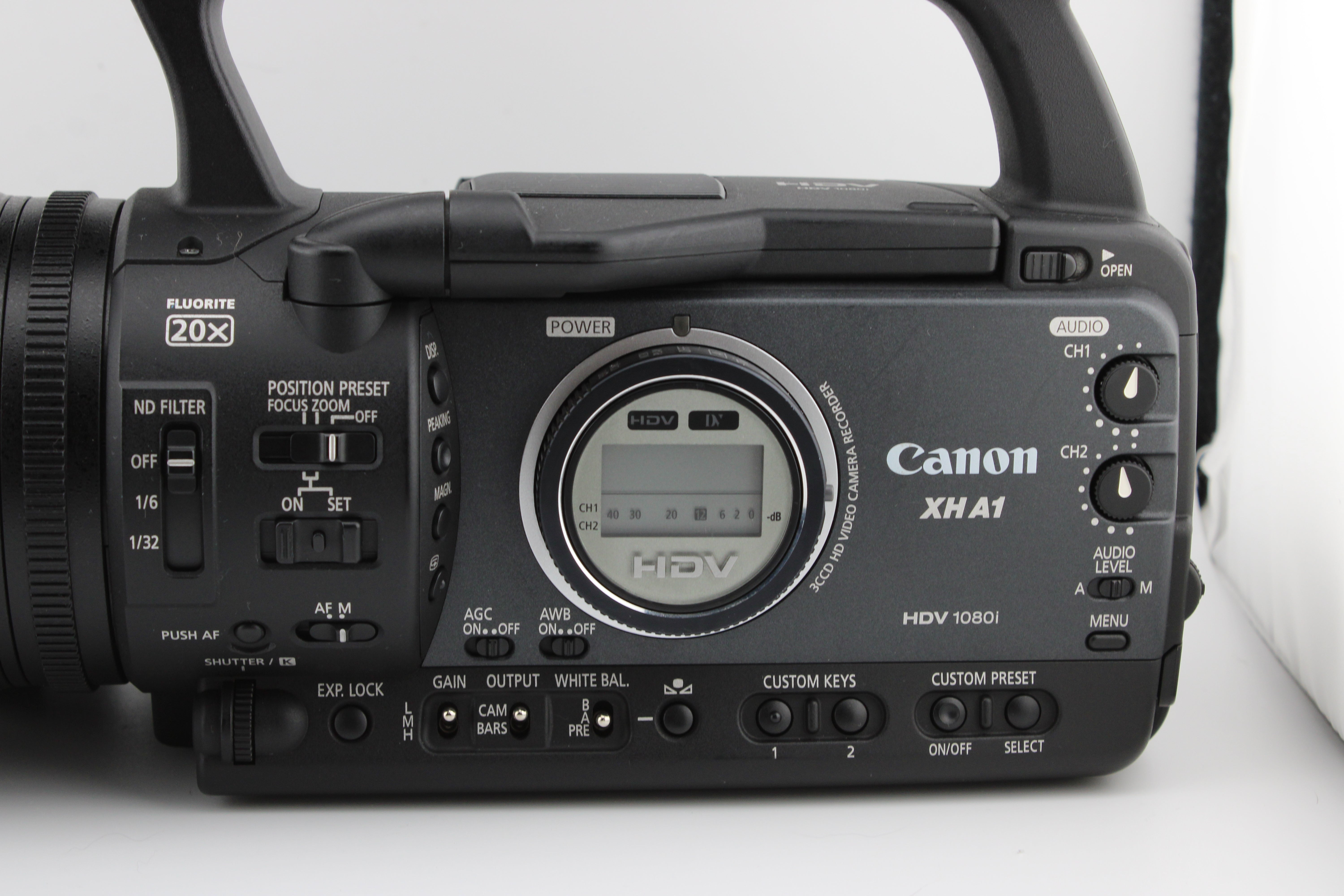 Canon XH A1 Professional Video Camera (#4193) - OldCamsByJens