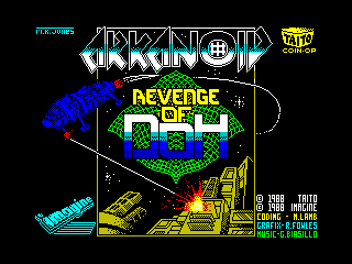 Play Arkanoid 2: Revenge of Doh for ZX Spectrum Online ~ OldGames.sk