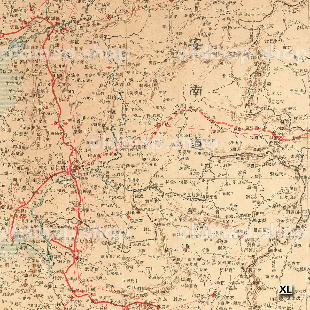 朝鮮交通全図 明治43年(1910) – 古地図 – 古地図素材データの