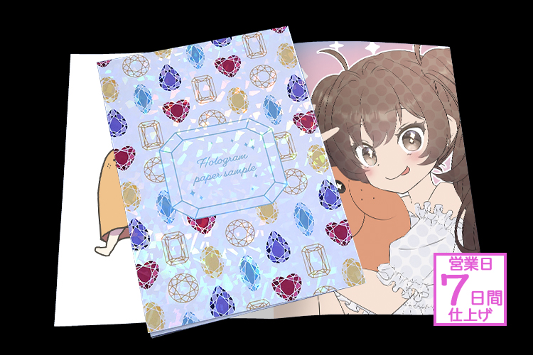 ホワイトホログラムペーパーPPセット（オールカラー） | 冊子印刷