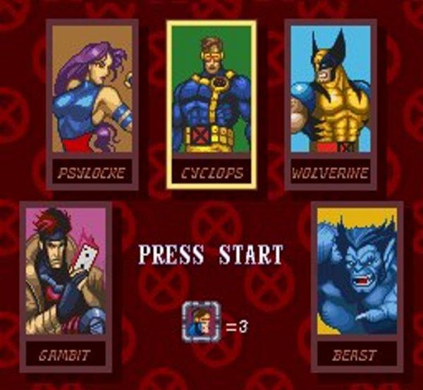 X MEN エックスメン｜懐かしの名作スーパーファミコンソフトを今すぐ